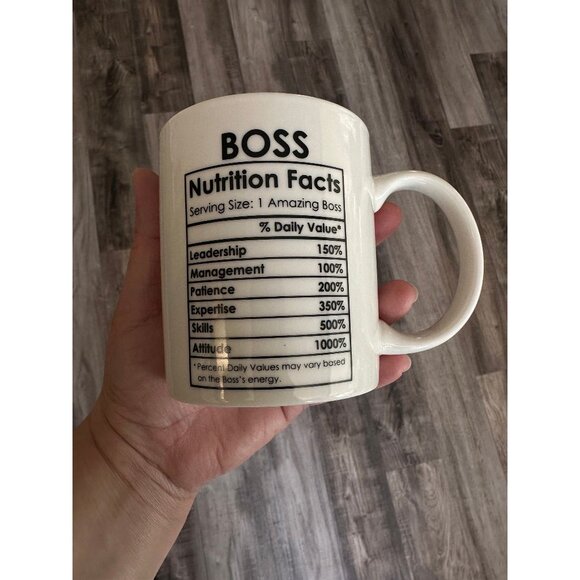 Boss Mug Perfect Office Gift | Coworker Mug | Mom Mug | Dad Mug| Boss nutrition - Picture 1 of 6